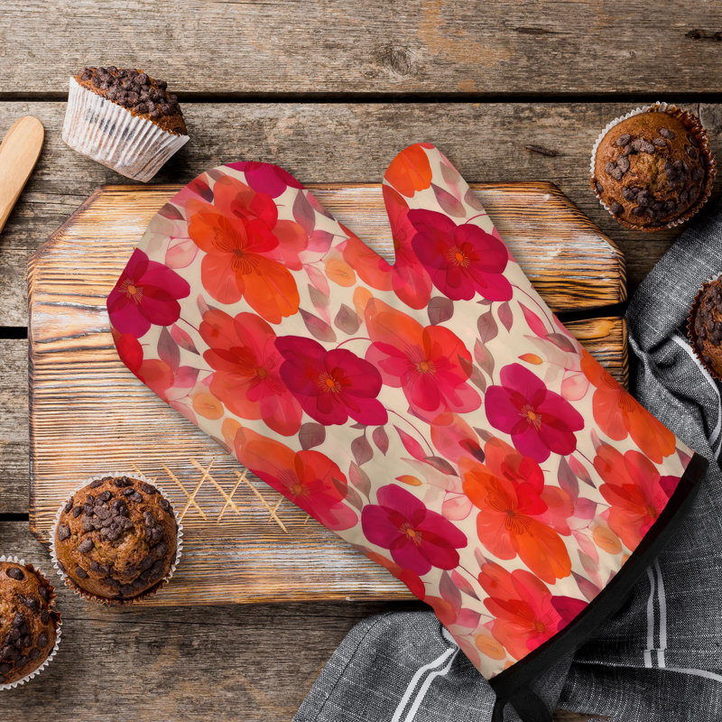 Sergé de coton Floral Tides