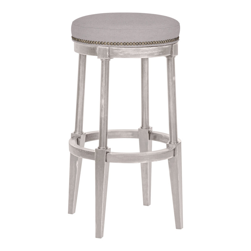 Lydia Stool, Yes, Nadia Linen, Dove Gray