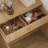 L-Shaped Makeup Table With Strong Storage And Foldable Tabletop