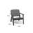 Stylish Solid Color Chair, Anthracite & Charcoal, 26.4 x 30.7 x 23.6 inches | 100% Polypropylene, Durable & Easy to Clean | Perfect for Modern Living Rooms, Offices, and Dining Spaces, Ergonomic Design
