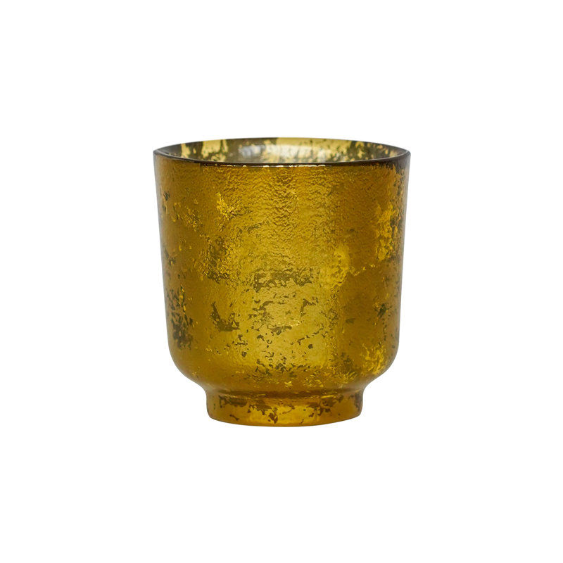 Metallic Glass Holder, Gold