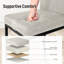 Romilio 24″ Upholstered Light Grey Counter Stool with Faux Leather for Kitchen & Dining-93557368-111846131