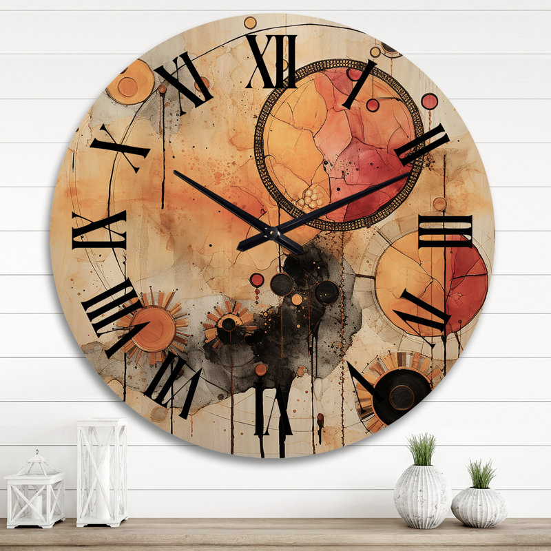 Horloge murale Escape To Serenity, Très grand