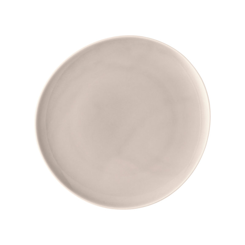 Junto Porcelain Dinner Plate, Soft Shell