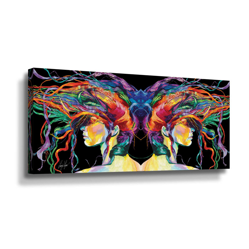 « windswept away »-reproduction d’art sur toile, Toile tendue, H 12 po x l 24 po x P 2 po