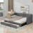 Twin XL  to King Size Upholstered Daybed With Drawers-666152392
