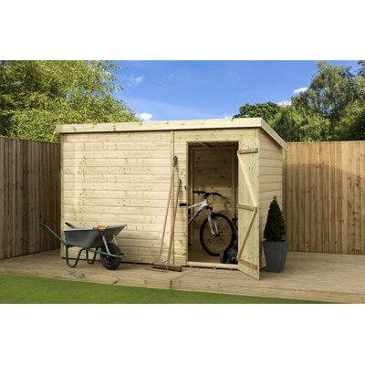 Shiplap Pent Wooden Shed