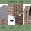 Ensemble de canapés de patio gris moderne, cadre en acier rotin, utilisation extérieure polyvalente