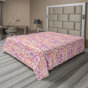 Rose pastel, aubergine / floral