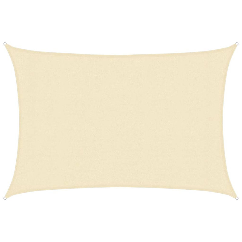 Bakerstown 3m x 4.5m Rectangular Shade Sail, Cream, 3m x 4.5m