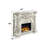 Adara Antique White Finish Fireplace