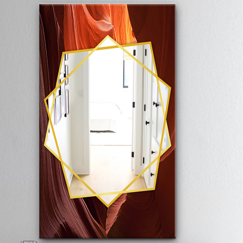 Miroir mural Lower Antelope, H 39,4 po x l 29,5 po