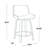 Rondell 24" Fixed-Height Counter Stools with Round Built-In Footrests-102341438-103128214