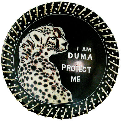 Plaque décorative protect me kisii saponite Homerville