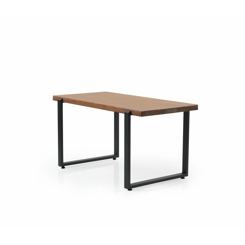 Table basse simple en bois massif Lothair, table de salon, table basse moderne