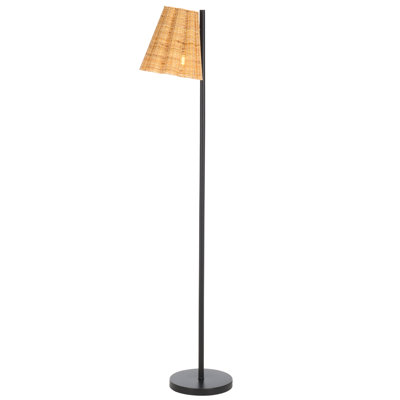 Lampe sur pied en laine et fer Woolf Vincente