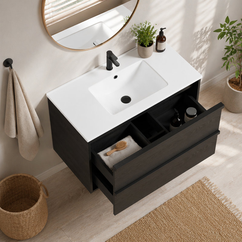 Meuble-lavabo 36 po avec lavabo en céramique