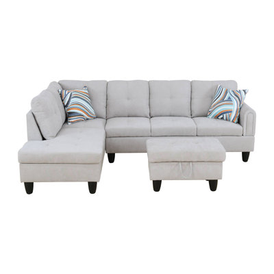 Upholstered L-Shaped Sectional