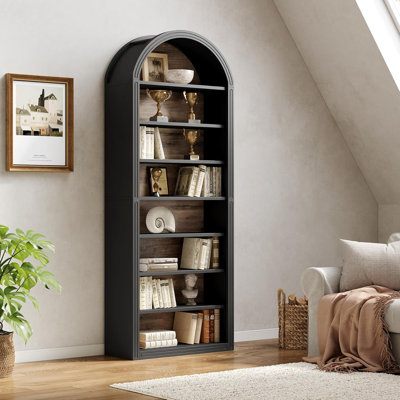8-layer bookcase, 78.7-inch high bookshelf for living room, bedroom by Hokku Designs