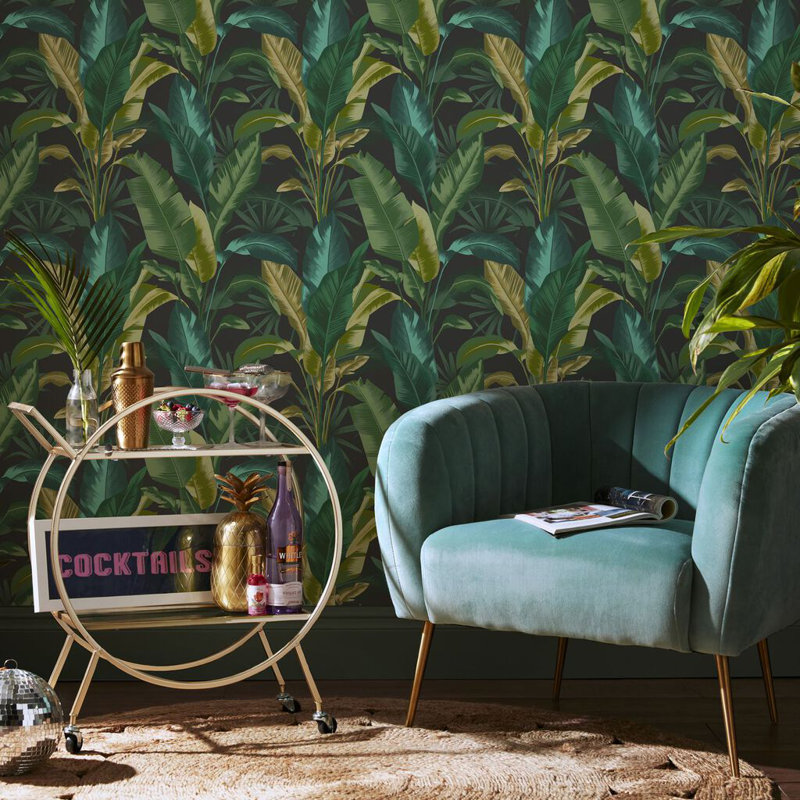 Envy Leaf It Out Wallpaper, Green