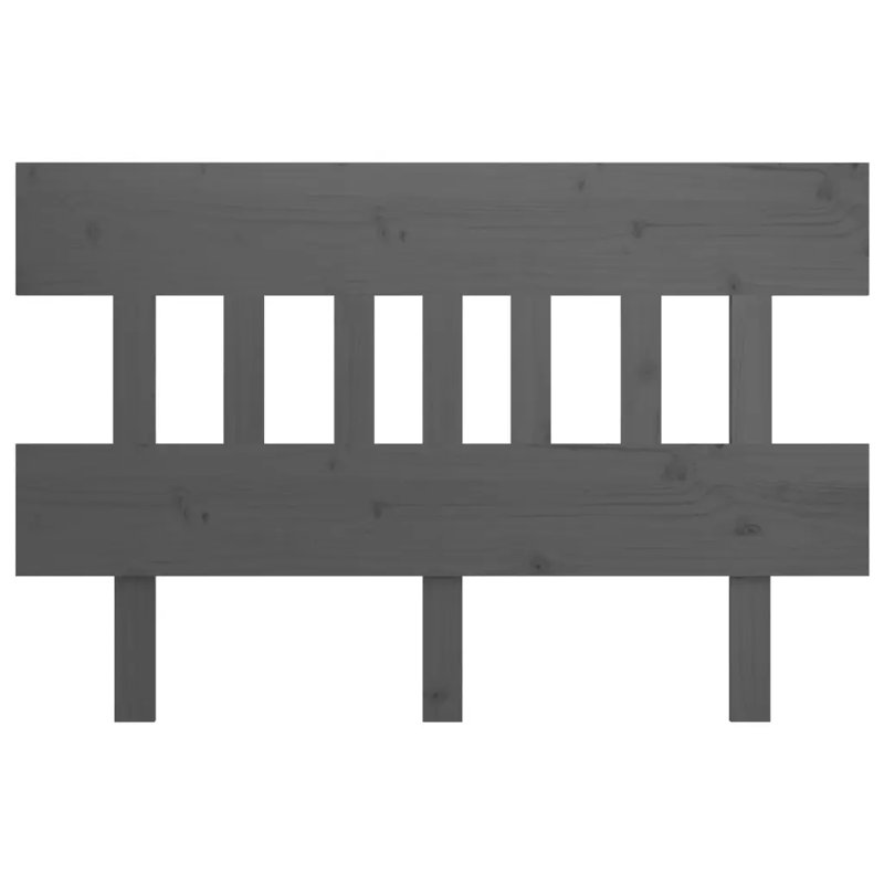 Jasdeep Solid Wood Headboard, Kingsize (5'), Grey