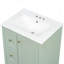 Meuble-lavabo avec tablette réglable et cloisons amovibles-121084071