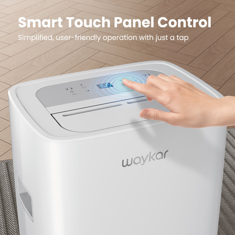 Waykar 2000 Sq. Ft White Portable Dehumidifier with Humidistat