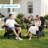 3-Piece Folding Adirondack Chair Set in HDPE with Built-In Cup Holders for Outdoor Use-1279947243