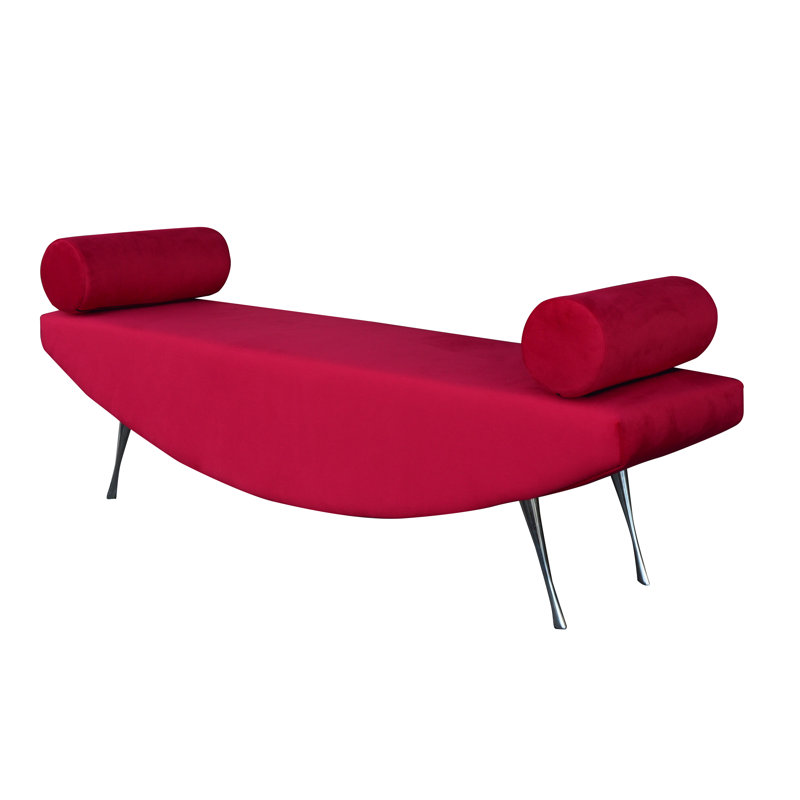 Orient Upholstered Bench, Red