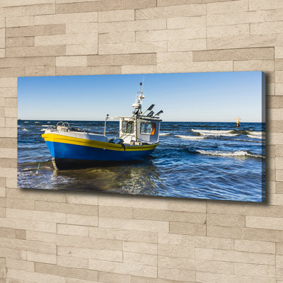 Cutter At Sea - Wrapped Canvas Print