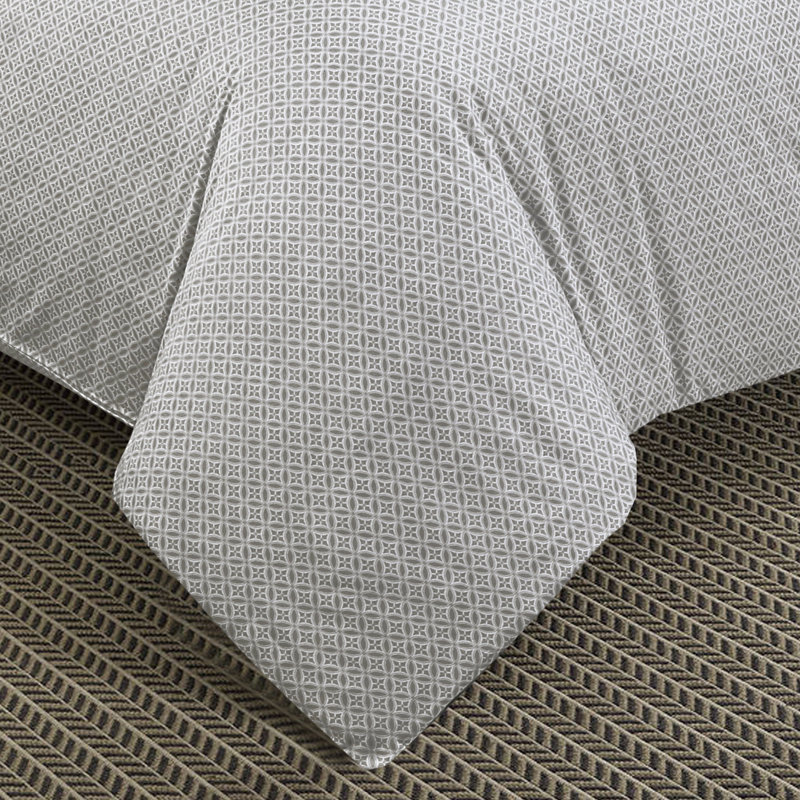 Aura Home Florence Duvet Set, Twin Bedspread/Duvet Cover/Insert + Fitted Sheet