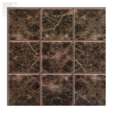 12" x 12" Vinyl Peel & Stick Thicker Square Tile