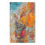 Tapis abstrait bleu / gris / orange Octagon-69786817