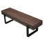 Banc de salle à manger moderne 59 "et banc à chaussures, lit industriel pour l'intérieur, couloir de table de cuisine Scratch -, stable avec surface