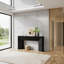Modern 63-Inch Wooden Console Table, Black, With Built-In Storage, Suitable For Living Room.