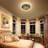 Bourbana 3-Light 16" Tiffany flush mount ceiling light-621622308