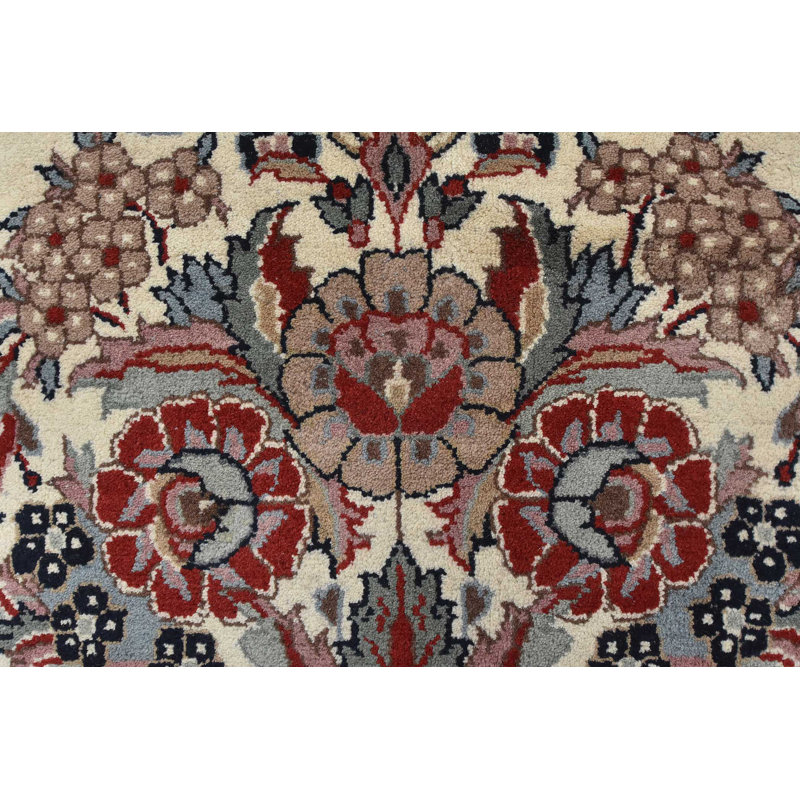 Tapis blanc unique 9 pi 11 po x 13 pi One-of-a-Kind