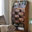 Retro Brown Solid Wood Accent Cabinet
