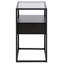 Hohman 40cm W Steel Bedside Table-1927498676