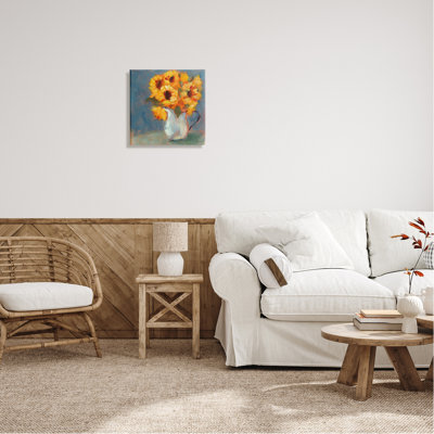 Vase Sunflower par Sue Schlabach - Peinture