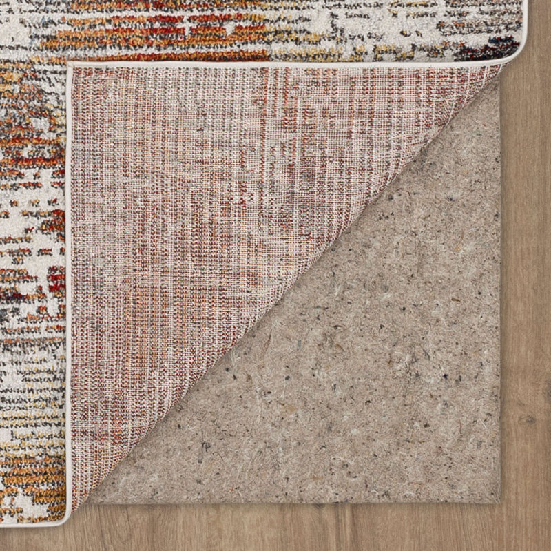 Attlee Multicolor Modern Abstract Geometric Area Rug, Rectangle 5'3" x 8'
