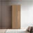 Soham Closet System Slim, Bedroom, Macadamia