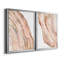 Rose Quartz I - 2 Piece Single Picture Frame Painting Set on Canvas-2020673371-2020673368
