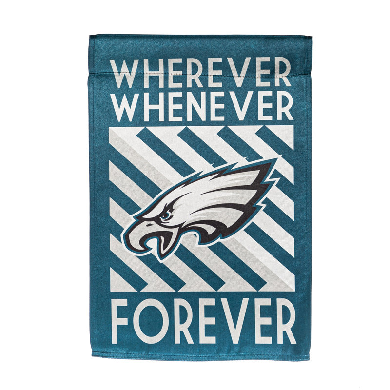 Drapeau de jardin en polyester 18 x 12,5 po Philadelphia Eagles