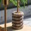 2 Piece Marble Tabletop Candlestick Set