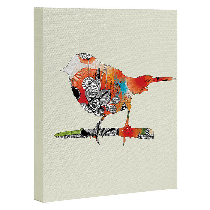 «Little Bird» par Iveta Abolina - impression sur toile tendue, H 10 po x l 8 po x P 1 po