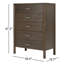 Tessa - Commode moderne en wengé