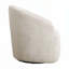 Chaise pivotante rembourrée 360 degrés Boucle
