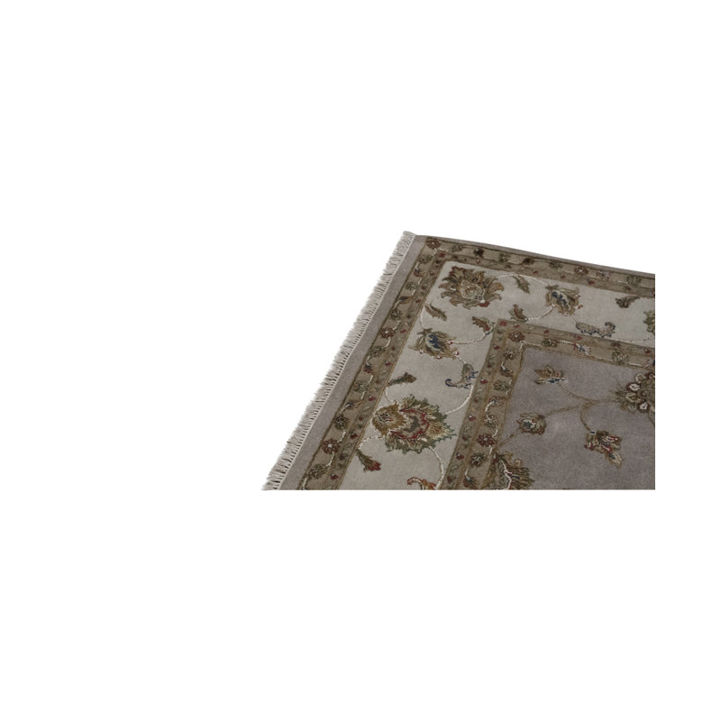 Tapis chameau et beige noué à la main de haute qualité