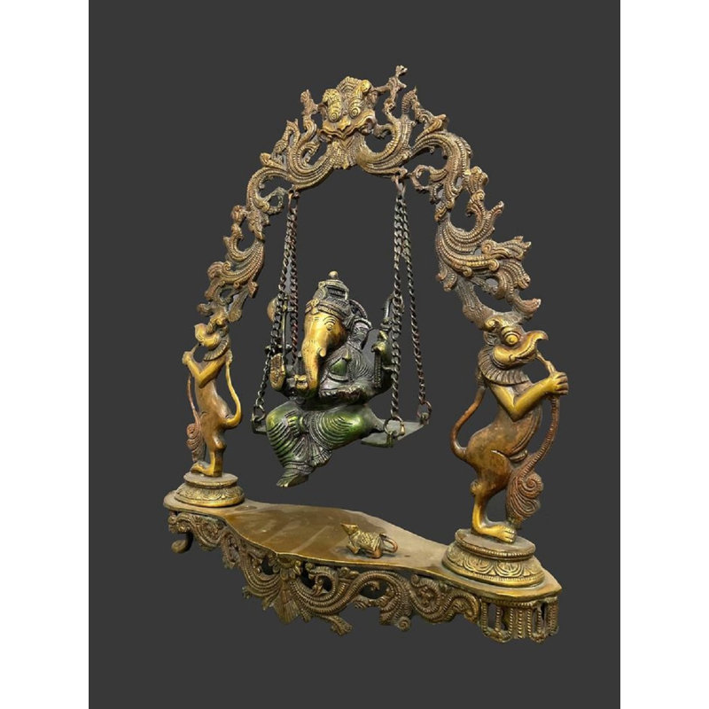 Puja Ganesha sur une balançoire